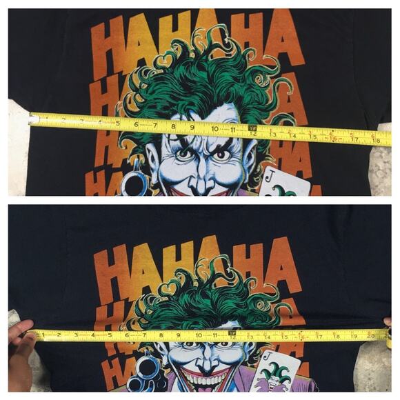 Vintage 1989 DC Comics The Joker Single Stitch Graphic T Shirt Large Batman - Picture 11 of 14